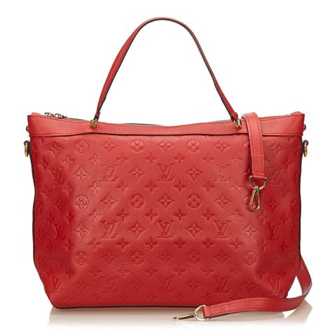 louis vuitton red tote|Louis Vuitton red tote bag.